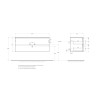 База под раковину BELBAGNO KRAFT-1200-2C-SO-CO