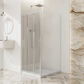 Душевой уголок BELBAGNO UNO-195-AF-31-100-C-Cr