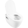 Подвесной безободковый унитаз с сиденьем микролифт BELBAGNO LOTO BB070CHR/SC BB070CHR-SC