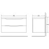 Тумба BELBAGNO MARINO MARINO-900-2C-SO-RC-P